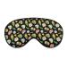 Kawaii Sushi Sleep Mask for Women Adjustable Sleeping Eye Shades Cover with Elastic Strap