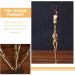 3Pcs Brass Car Cleaning Tools | Naked Ear Cleaning Spoon Set | Copper Ear Pick Pendants | Earwax Removal Gifts - Buy Online on GoSupps.com
