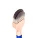 Bdellium Tools Golden Triangle 971 Large Slanted Double Dome Blender | Vegan Synthetic Makeup Brush for Foundation Application & Blending - Blue (1pc - Buy Online on GoSupps.com