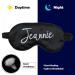Personalized Sleeping Eye Mask with Custom Photo, Text, Logo, and Name - Ideal for Wedding Favors, Bachelorette Parties, and Bridesmaid Gifts - Satin Black - 1 Count - Buy Online on GoSupps.com