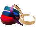 9 Pcs Satin Headbands 1 Inch Wide - Colorful Hard Hair Bands for Women and Girls - Multicolor Assorted Colors - Buy Online on GoSupps.com
