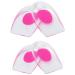 2 Pair Gel Heel Cups Heel Cushion Pads Gel Heel Pads for Women & Men Pink Gel Heel Insoles for Plantar Fasciitis Support Heel Bone Spur and Achilles Tendonitis(UK 4-7/EU 35-39) Pink S