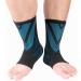 Comfortable Ankle Sleeves Support for Basketball & Running - Breathable Ankle Brace Socks for Men & Women - Heel Pain Relief L Size Blue (1 Pair - Buy Online on GoSupps.com