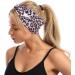 Wiwpar Boho Headbands for Women - Criss Cross Elastic Leopard Twist Hair Wraps | Pack of 2 for Yoga & Outdoor Style 3 - Buy Online on GoSupps.com
