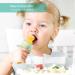 Termichy Baby Food Feeder Set - Silicone Pacifier and Spoon for Infant Feeding (Blue) - Buy Online on GoSupps.com