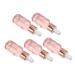 SOESFOUFU Set of 5 Rose Gold Storage Bottles 15ml Semi-Counter Bottles Travel Bottles