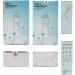 Vicloon 11 in 1 Electric Baby Nail Trimmer Set - LED Light, Whisper Quiet Design, 9 Grinding Heads, Nail Cutter - Blue - Buy Online on GoSupps.com