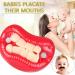 Greattangle Baby Silicone Pacifier - Funny Rabbit & Beard Designs | Cute Red Angry Toothed Baby Accessories - Buy Online on GoSupps.com