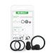 Stethoscope Replacement Parts Kit - Diaphragm & Ear Tips Compatible with Littmann Cardiology & Classic - Adult & Pediatric - Black - Buy Online on GoSupps.com