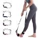 Lushnessu Fitness Foot and Calf Stretcher Strap for Plantar Fasciitis Achilles Tendonitis and Hamstring Yoga Stretching Belt with Instruction Guide(Pink)