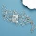 Abaodam Piece Wedding Hair Accessories Wedding Hair Clip Rhinestone Hair Clips Gold Hair Clips Bridal Hair Accessories Hair Comb Wedding Side Hair Comb Rhinestones Bride Headband Girl - Buy Online on GoSupps.com