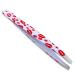 Eyebrow Tweezers ingrown Facial Hair Chin Nose Hair 9.5cm Plucking Tweezers Light Weight (Lips)