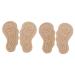 Didiseaon 2 Pairs Non-Slip Stickers Metatarsal Cushion Half Insoles Non- Sole Cushions Insoles for Heels Forefoot Pads Heel Grips Shoe Inserts Front Sole Pads High Heels Non-Slip Mat Leather