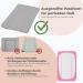 Set of 2 Pink SLIM Changing Mat Cover Terry Towelling for Wedge Pad - Soft & Absorbent - Pink Star Design - Buy Online on GoSupps.com
