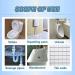 Splash Foam Toilet Cleaner Versatile Toilet Cleaning Agent Deep Cleaning Descaling Mild Decontaminat D5M6 For Toilet White S - Buy Online on GoSupps.com