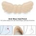 5 Pair Wing-Shaped Heel Stickers - Nonslip Anti-Wear Heel Cushions | Self-Adhesive Grips for Improved Shoe Fit & Comfort - Skin Tone Thin 3mm - Buy Online on GoSupps.com