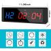 Zantrech Gym LED Timer | Interval Count Down/Up Clock Stopwatch | Ultra-Clear Digital Display with Remote - Buy Online on GoSupps.com