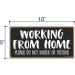Honey Dew Gifts 10x5 Made in USA Wall Sign - Working from Home Do Not Disturb | Home & Garage Decor - Buy Online on GoSupps.com