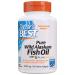 Doctor's Best Pure Wild Alaskan Fish Oil with AlaskOmega 1000 mg 180 Marine Softgels
