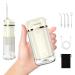 Water Dental Flosser for Teeth Cordless Oral Irrigator Waterflosser Rechargeable Water Teeth Cleaner Pick Home & Travel Collapsible Water Flossers for Teeth & Braces Care