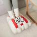 Balvi Foot Warmer Cozy Popcorn Design in White & Red | No More Cold Feet | Durable Polyester 35x30x7 cm | Ideal for Home & Travel - Buy Online on GoSupps.com