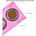 Emwel Silicone Dog Food Mat - Non-Slip Waterproof Cat & Dog Feed Mat (L 47x30 cm Pink) | Durable & Easy to Clean - Buy Online on GoSupps.com