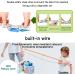 Eidyer Anti Lost Safety Wrist Link Belt for Kids - Adjustable 1.5M Orange Toddler Harness Leash with Security Lock - Buy Online on GoSupps.com