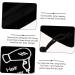 DRESSOOS 4 Pcs Hair Dryer Storage Bag Dryer Portable Purse Organizer Pouches Tool Suitcases Flannel Black - Buy Online on GoSupps.com