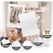 100-Pack 5x7 White Picture Mats with White Core - Ideal for 4x6 Photos - Complete Set with Backing Boards and Bags - Buy Online on GoSupps.com