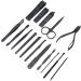 Stainless Steel Nail Clippers Eyebrow Scissors Dead Skin Pusher Pedicure Care Tools for Professional Use for Nail Care for Daily Life for (Jeanokod85p4fq7m2-12) - Buy Online on GoSupps.com