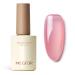 MEGIOR Jelly Pink Gel Nail Polish 15ML Rose Pink Gel Polish 1PC Nail Polish Gel Soak Off UV Gel Polish Translucent Color Neutral Gel Polish for Nail Art Manicure DIY at Home