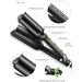Professional Hair Waver 2 Barrel Curling Iron - 30mm Fast Heating Hair Crimper with LCD Display | Adjustable Temperature Ceramic Beach Waver Wand for Effortless Waves - Buy Online on GoSupps.com