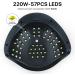 Yuejooz UV LED Nail Lamp 220W Gel Nail Lamps 57 LED Beads Quick-Drying Gel Curing Lamp Nail Dryer for Gel Nails Gel Polish Light for Home Salon with Auto Sensor 4 Timers - Buy Online on GoSupps.com