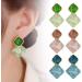 2023 Fashion Irregular Oval Geometric Drop Earrings for Women | French Sweet Jewelry Gift for Daily & Party Wear - Buy Online on GoSupps.com