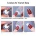 Premium Silicone Nail Art Stamper Set - Jelly Nail Stamper & Scraper for DIY French Nail Designs - International Shipping Available - Buy Online on GoSupps.com