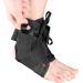 Lace Up Ankle Brace for Men Women Adjustable Ankle Support for Sprained Ankle Injury Recovery Ankle Stabilizer for Basketball Volleyball Tennis (Small) Black