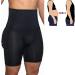 Men's Tummy Control High Waist Slimming Shorts - Soft Stretchy Breathable Body Shaper in X-Large - Buy Online on GoSupps.com