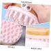 SESESFOUFU Shampoo Brush & Scalp Massager - Pink Scrubber for Hair Care & Peeling - 8.4x8x7.4cm | International Shipping Available - Buy Online on GoSupps.com
