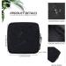 Portable Waterproof Sanitary Napkin Storage Bag - Black Leather Menstrual Cup Pouch for Teen Girls & Women - Buy Online on GoSupps.com