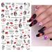 DIY Manicure Year Sliders Wrap Decals Nails Stickers 3D Valentines Lover Flowers Letter Heart(F-833) - Buy Online on GoSupps.com