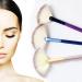 Buy Fan-Shaped Makeup Brush - Brown Gold | 18.5 cm | International Shipping - Buy Online on GoSupps.com