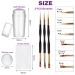 Famidiqgo Nail Stamper Set - French Tip Nail Art Kit with Clear Jelly Stamper Scraper & 3 Double-Ended Brushes for DIY Manicures - Buy Online on GoSupps.com