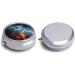 Round Pill Box - Galaxy Universe Space Print | 3 Compartment Decorative Metal Organizer | Portable Pocket Pill Case - Style 18 - Buy Online on GoSupps.com
