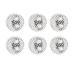 6 pieces of hedgehog ball metal - massage balls acupressure ball hard magnetic acupressure balls massage balls magnetic massage ball hingnetic magnetic for stress relief or massage 32 mm