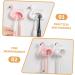 Cabilock 8 STK Flamingo Toothpaste & Toothbrush Holder - Bathroom Wall Organizer & Sterilization Rack | Automatic ABS Bathroom Decor - Buy Online on GoSupps.com