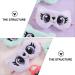 Buy Plush Cartoon Panda Eye Mask - Soft Light Purple Sleep Mask for Girls | International Shipping - Buy Online on GoSupps.com