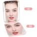 Kintion Rechargeable LED Pocket Mirror 1X/3X Magnification - Dimmable Compact Makeup Mirror - Portable Small Purse Mirror for Women - Pink - Buy Online on GoSupps.com