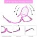 Shop Stylish Pink Foldable Makeup Reading Glasses for Women +2.5 - Ideal Presbyopia Visual Aid - Buy Online on GoSupps.com