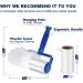 Lint Rollers for Pet Hair Remover Roller Sticky Roller Clothes Brush 600 Sheets Adhesive Roller with 10 Lint Roller Refills & 2 Handles for Coat Fabric Bed Fluff & Dust - Buy Online on GoSupps.com