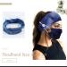 Colorful Gortin Boho Headband with Button and Mouth Shield - Wide Stretch Head Wrap for Women and Girls - Buy Online on GoSupps.com